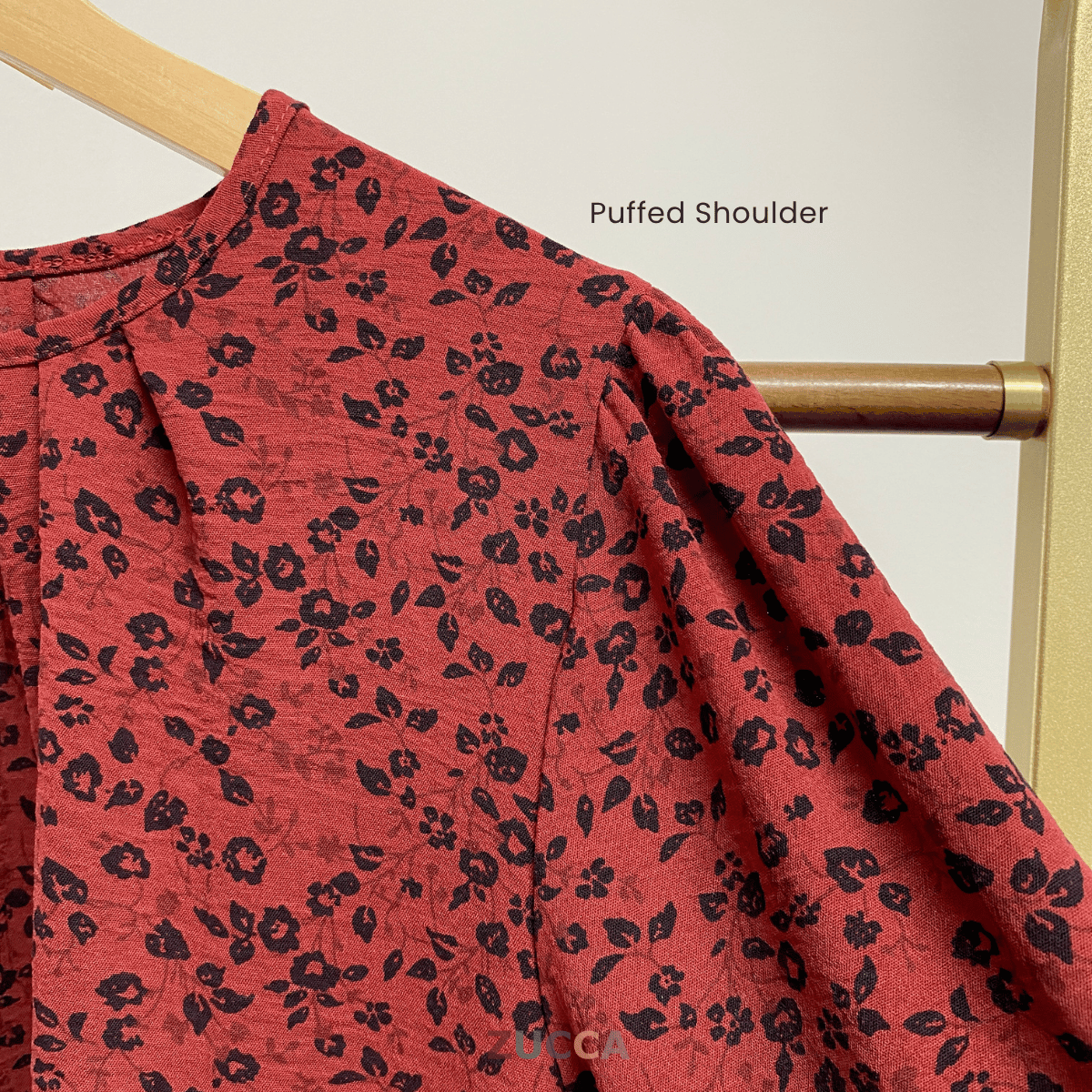 ZUCCA ELLANI BLAUS WANITA KASUAL CORAK PLAID - DM284