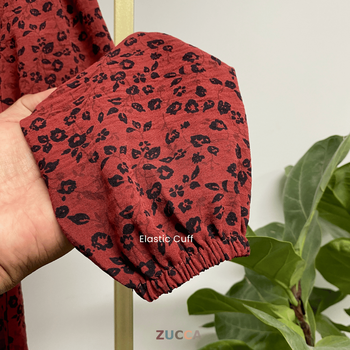 ZUCCA ELLANI BLAUS WANITA KASUAL CORAK PLAID - DM284