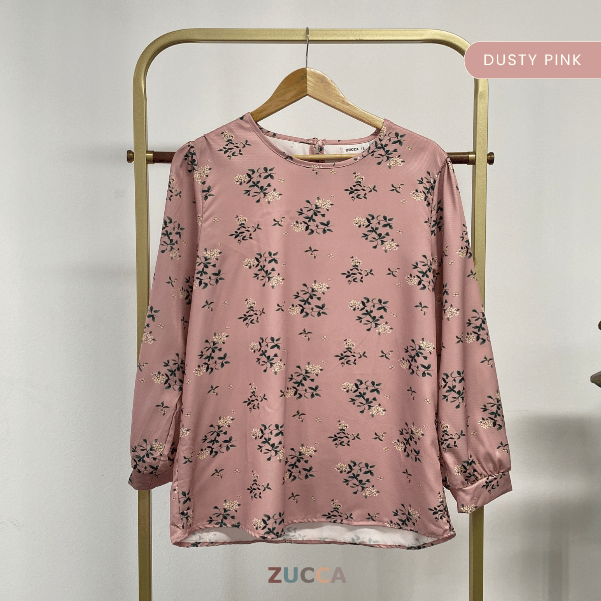 ZUCCA ARISHA BLOUSE PASTEL BLOOM - DM285