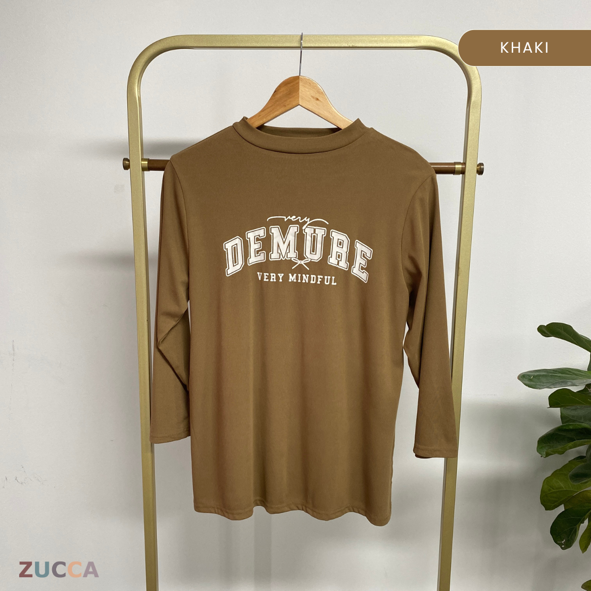 ZUCCA KIENA CASUAL PRINTED LONG SLEEVE TEE -DM287