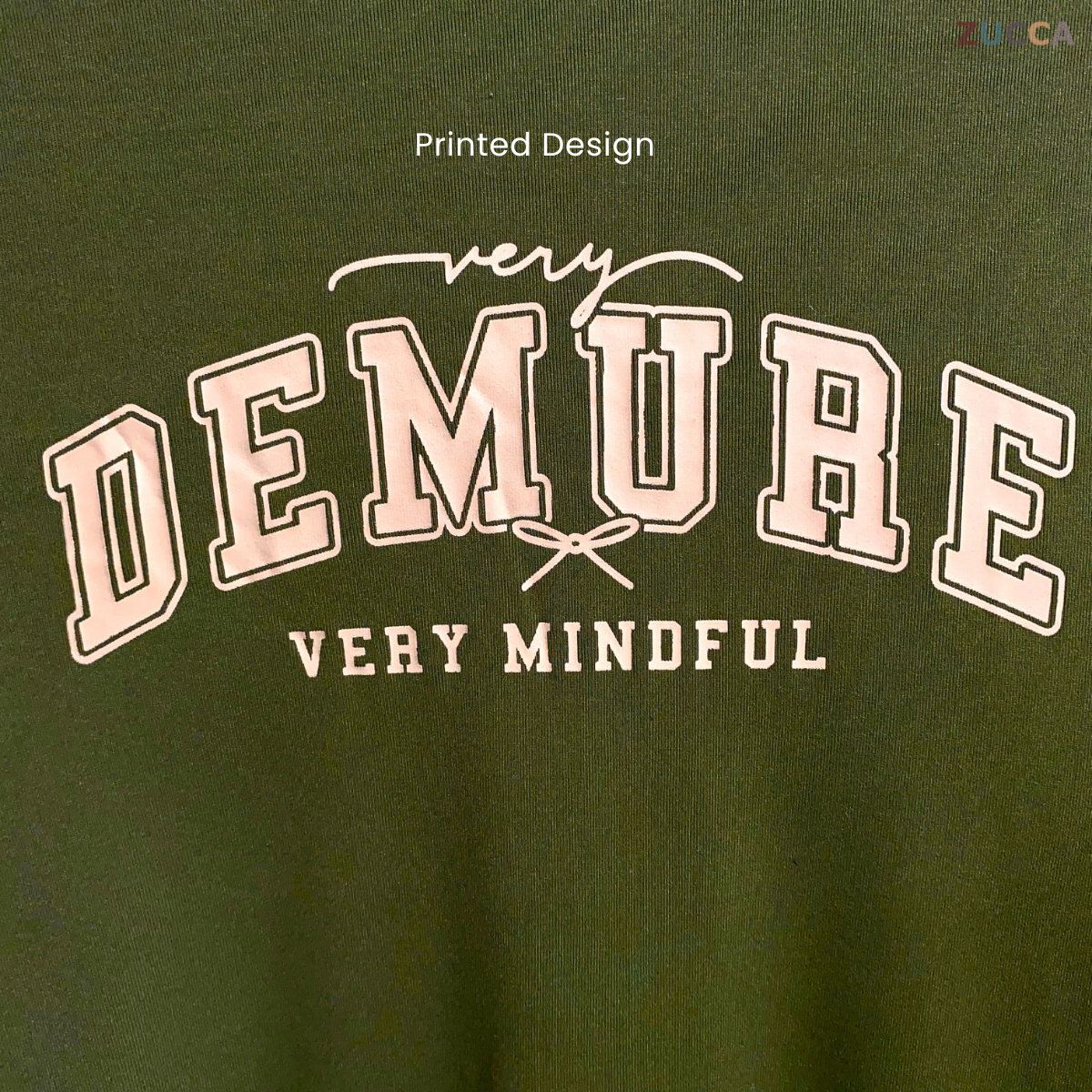 ZUCCA KIENA CASUAL PRINTED LONG SLEEVE TEE -DM287