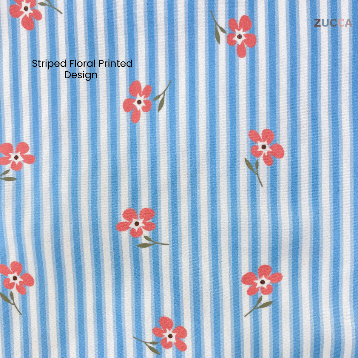 ZUCCA KHAYRA BLOOM STRIPE COLLECTION SHIRT-DM289