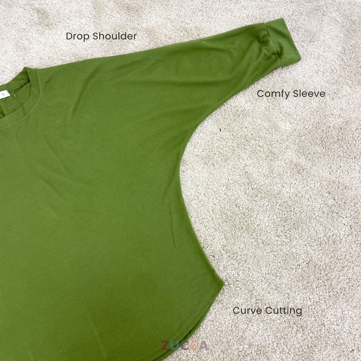 ZUCCA DEENA BATWING BLOUSE PEREMPUAN - DM290