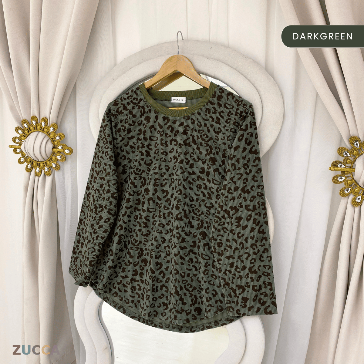 ZUCCA RAIHANA SIGNATURE LEOPARD RIB SERIES-DM304