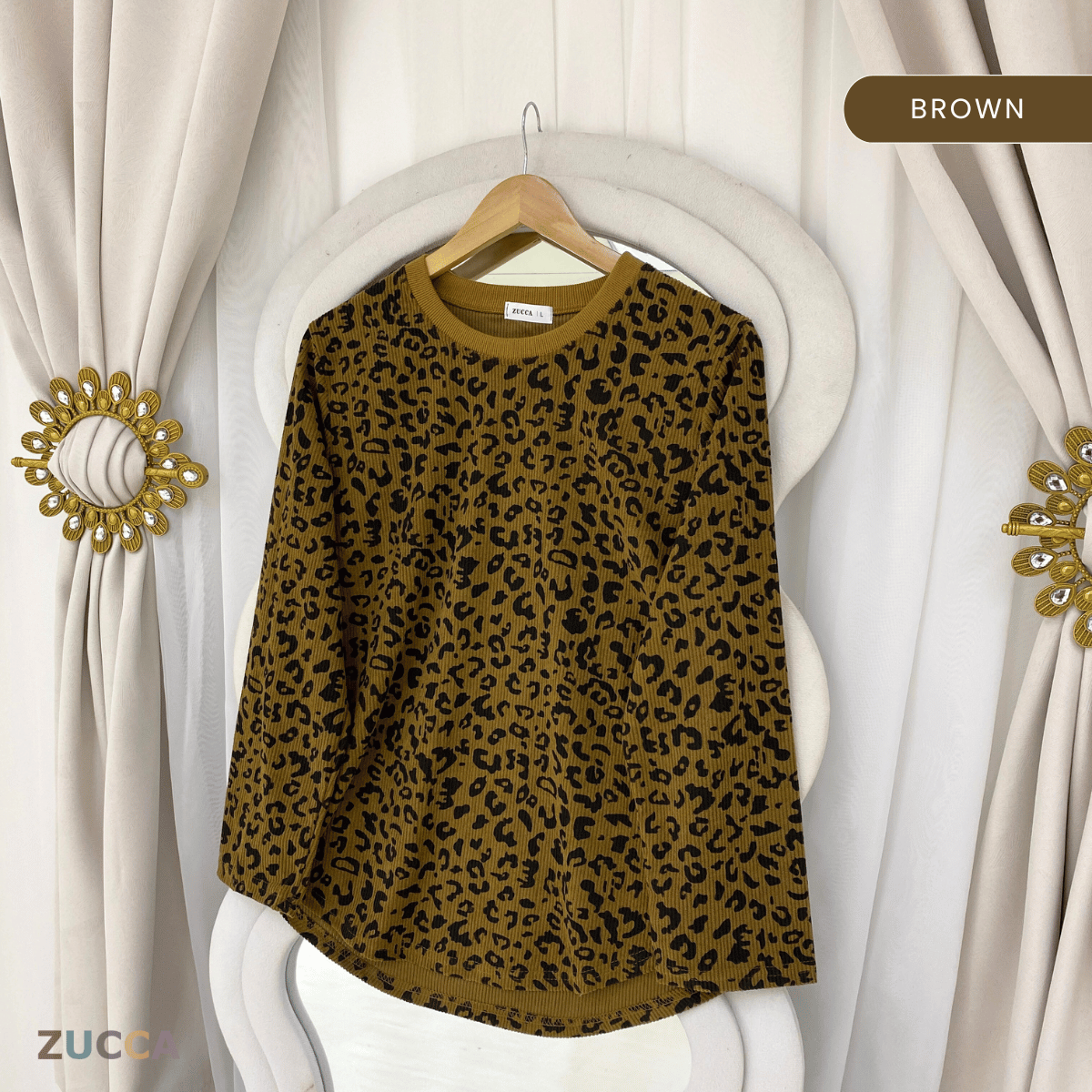 ZUCCA RAIHANA SIGNATURE LEOPARD RIB SERIES-DM304