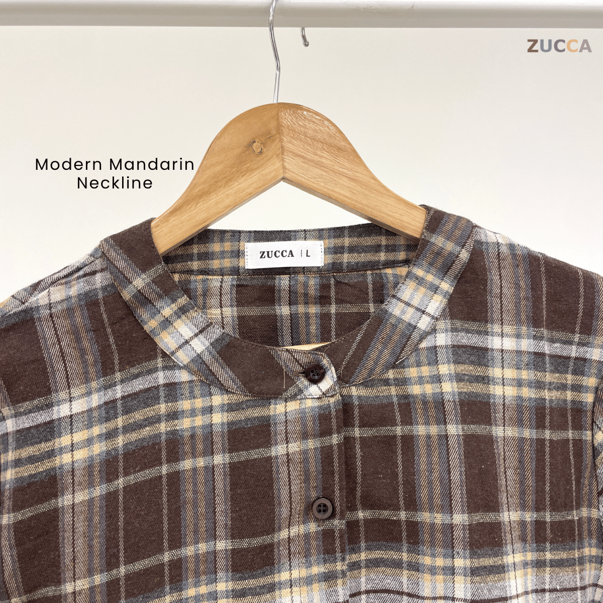 ZUCCA ARNIE VINTAGE CHECKERED LONG SHIRT-DM305 SHIRT