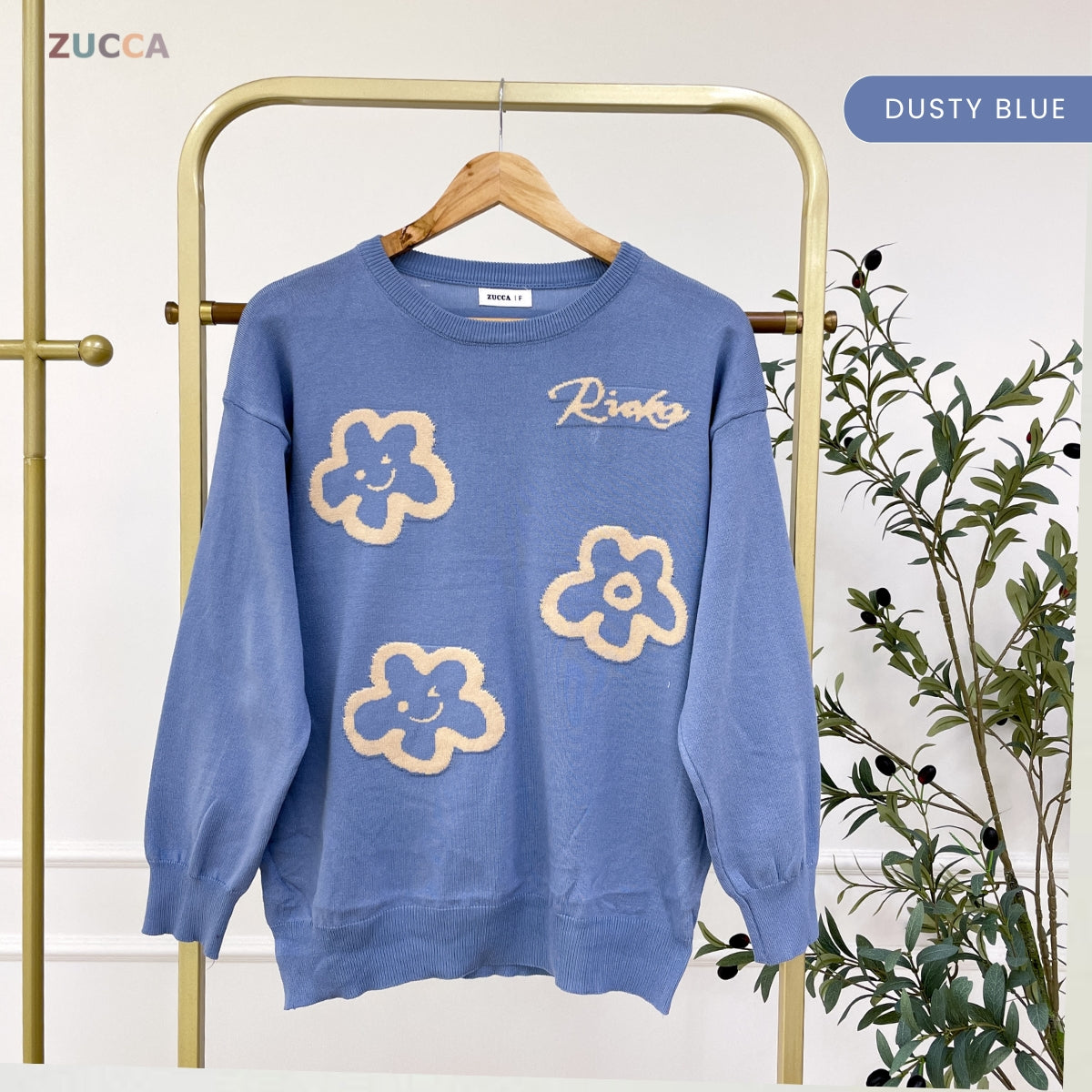 ZUCCA MARIA PEREMPUAN KASUAL KINTWEAR LONG SLEEVE - DM309