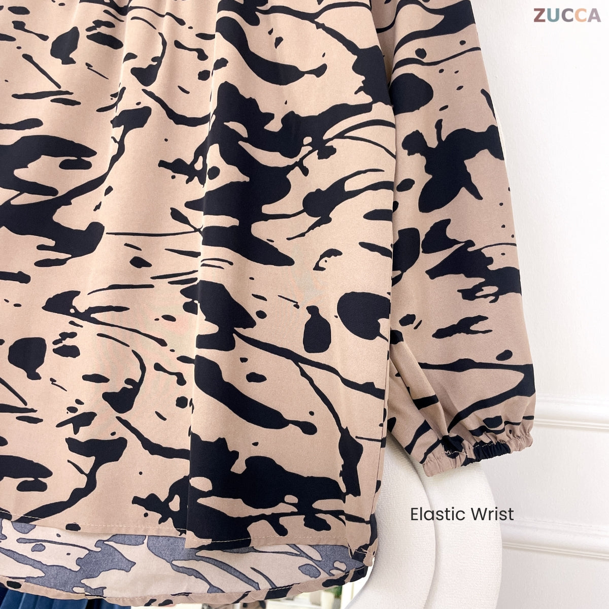 ZUCCA ZARELA WOMEN BLOUSE CASUAL PRINTED BLOUSE WANITA - DM330