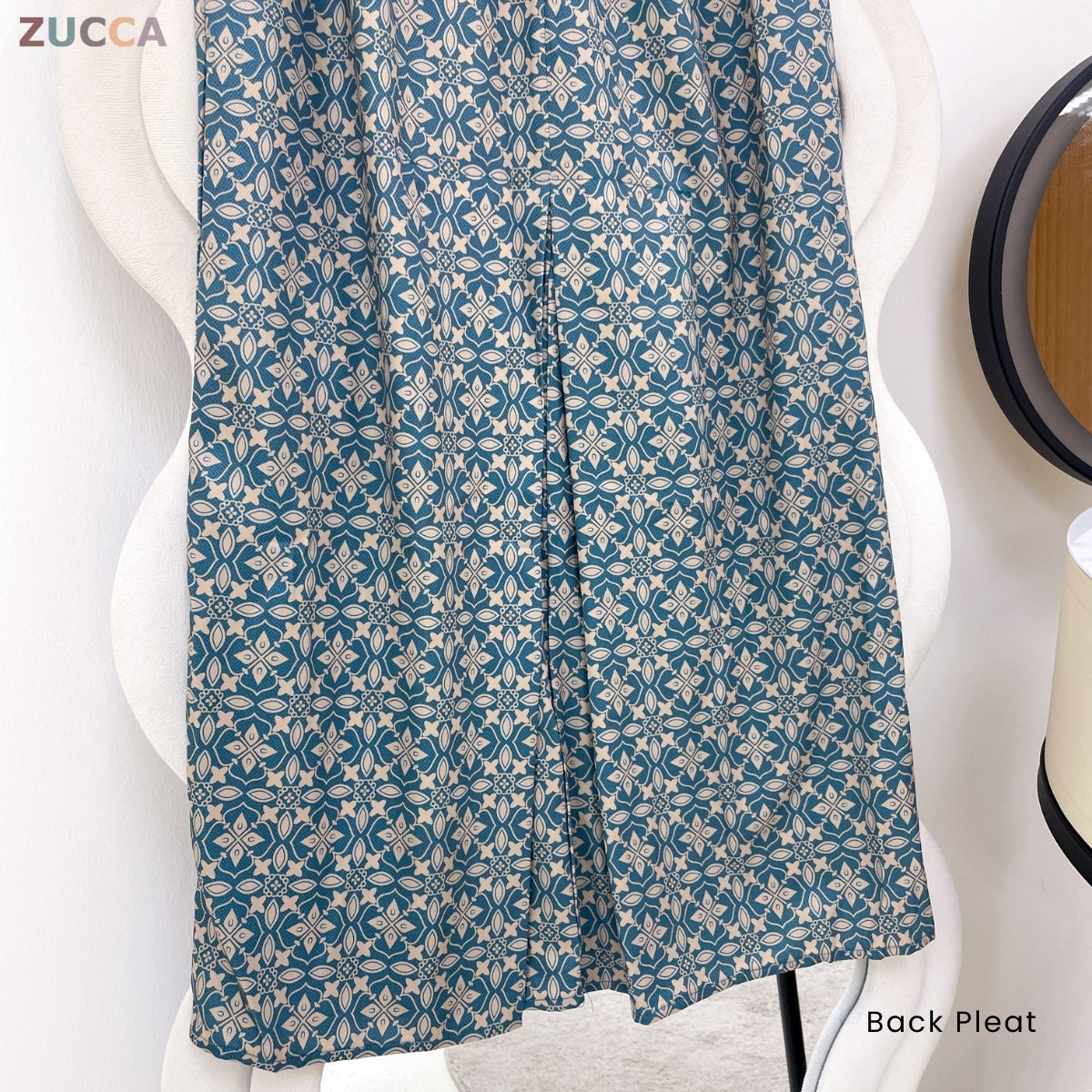 ZUCCA ROZITA KURUNG MODEST FLORAL PRINT SCALLOP EMBROIDERY - DMRAYA001