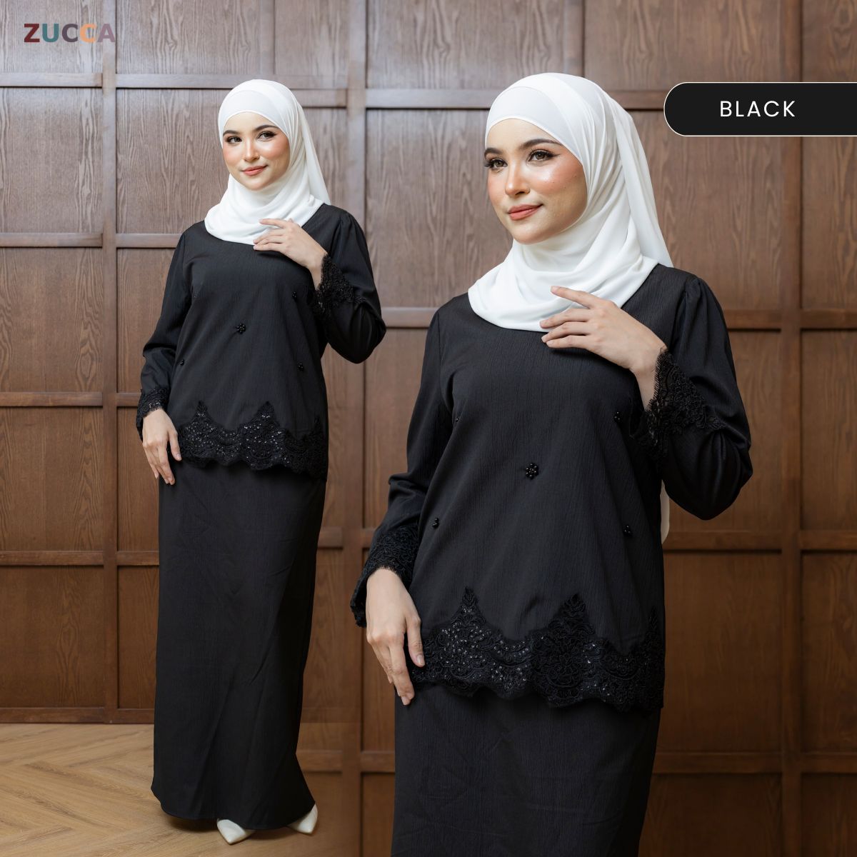 ZUCCA GINAH KURUNG KEDAH MODERN EMBROIDERED - DMRAYA003