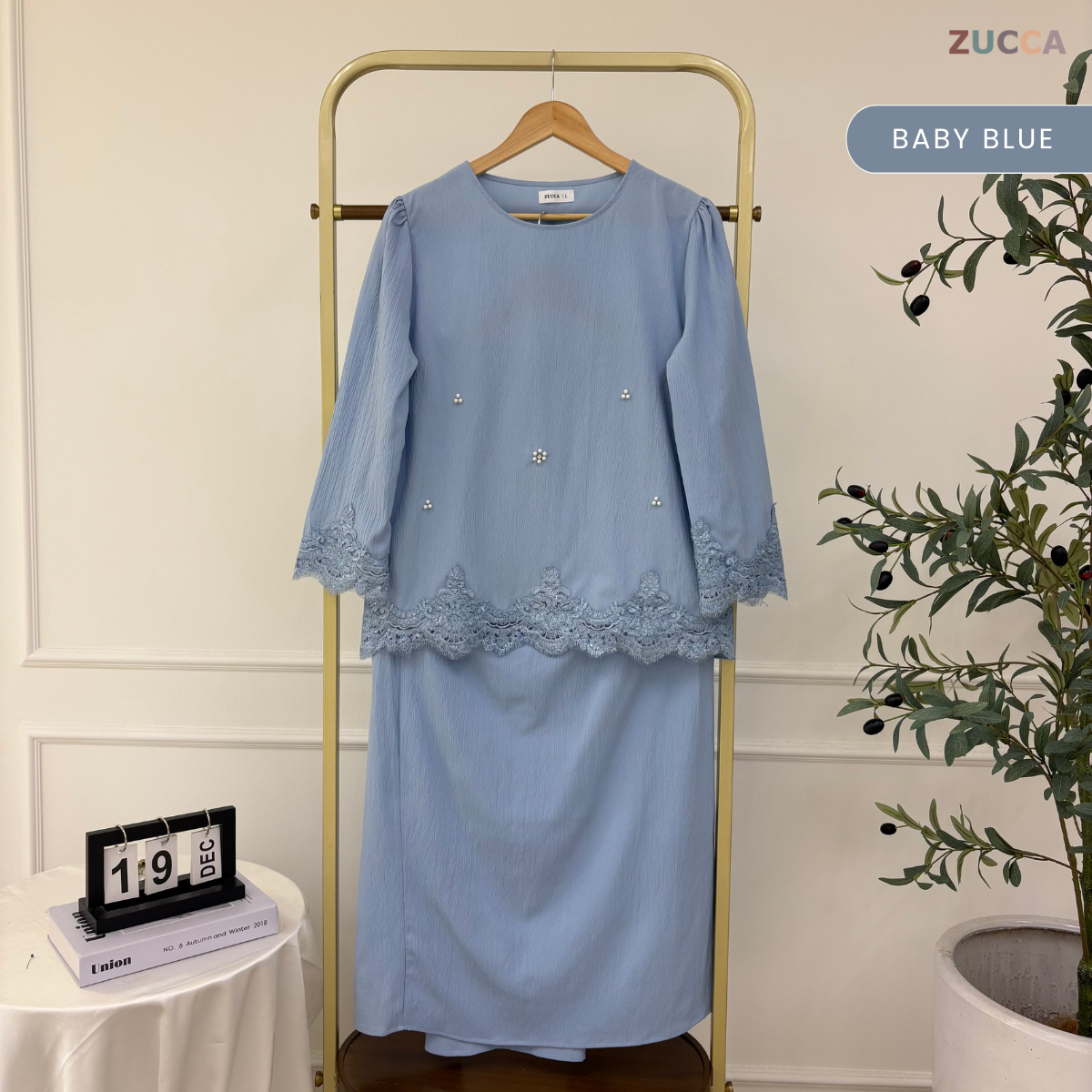 ZUCCA GINAH KURUNG KEDAH MODERN EMBROIDERED - DMRAYA003