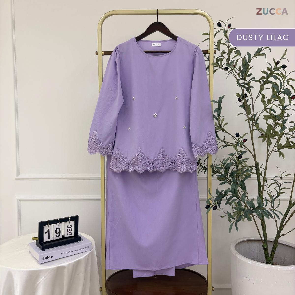 ZUCCA GINAH KURUNG KEDAH MODERN EMBROIDERED - DMRAYA003