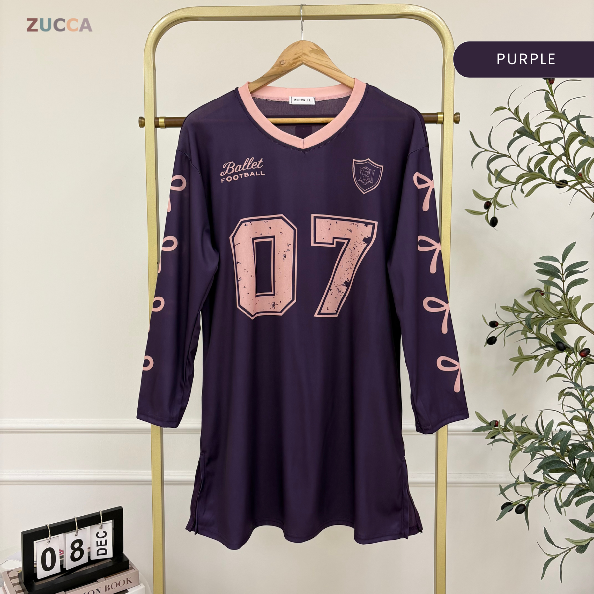 ZUCCA ELANI KASUAL MUSLIMAH BLOUSE ACTIVE WEAR - DMS1006