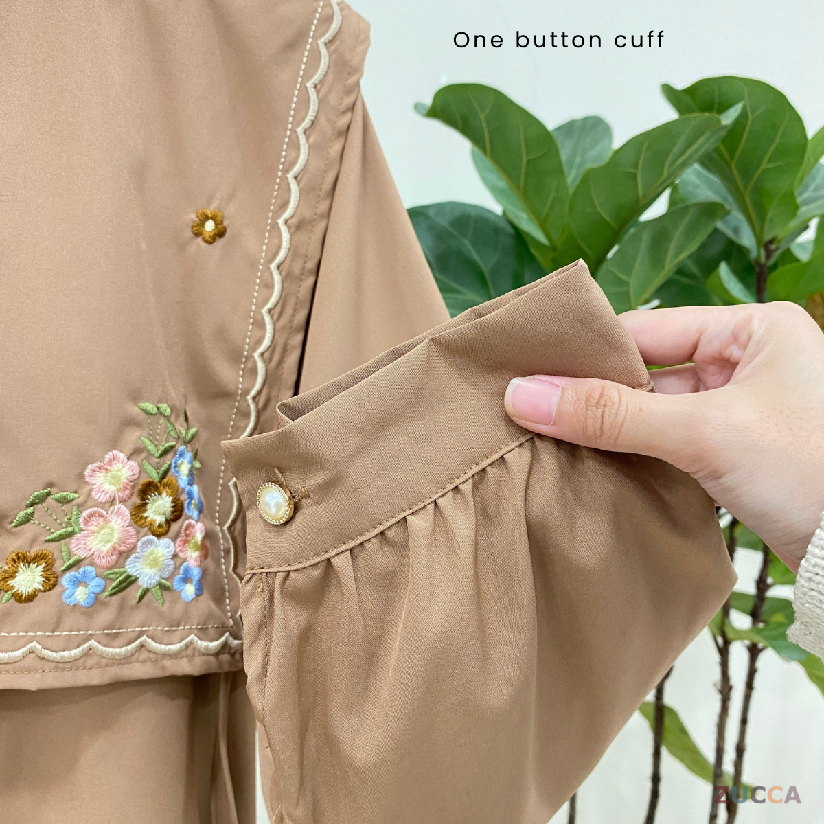 ZUCCA IRDINEE SET BAJU DAN SKIRT SULAMAN BUNGA - DMSET001