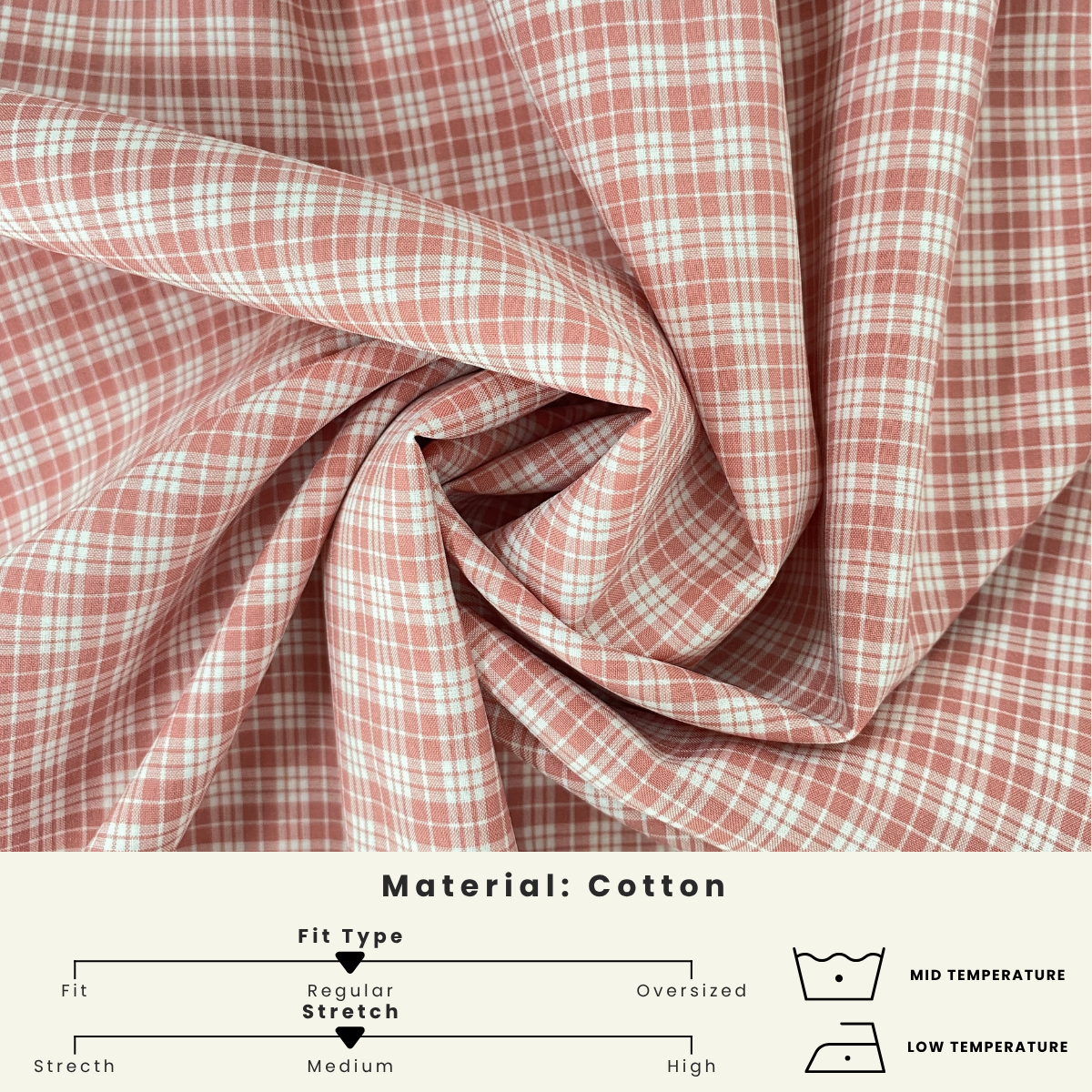 ZUCCA MARGARITA MODEST PLAID TWO-PIECE SET BLOUSE AND SKIRT - DMSET006