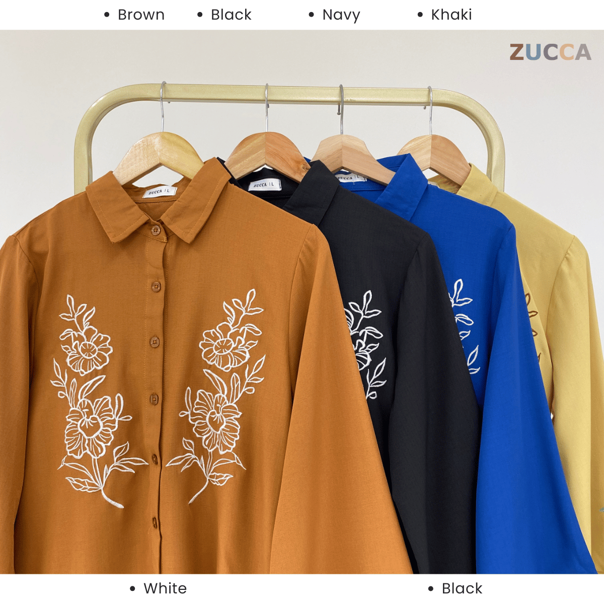 ZUCCA THALIA SET BLOUSE & SKIRT SULAMAN BUNGA-DMSET009