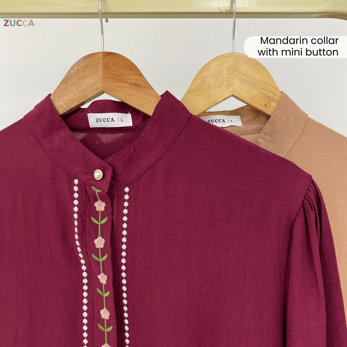 ZUCCA ASSLAH WOMEN LONG DRESS FULL BUTTON - DMSET012