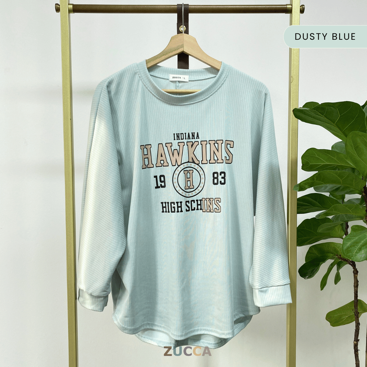 ZUCCA KIMBERLY BAJU WANITA GRAFIK KNIT - DM258