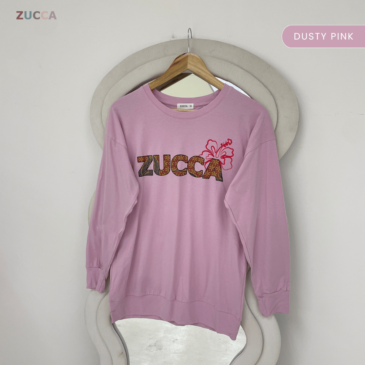 ZUCCA ALANA FLORAL BATIK LONG SLEEVE TOP - MA270