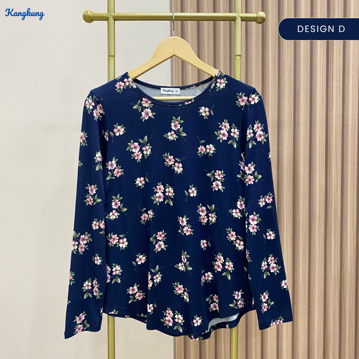 KANGKUNG MAZNA BLOUSE KASUAL WANITA CORAK GRAFIK – KK100