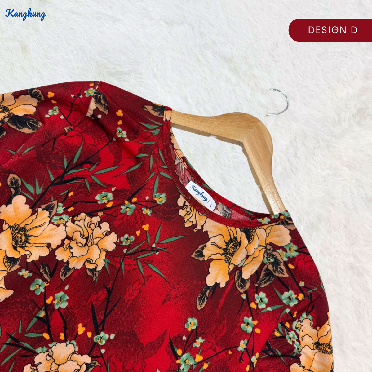 KANGKUNG MELATI BLOUSE WANITA CORAK CAMPUR - KK101