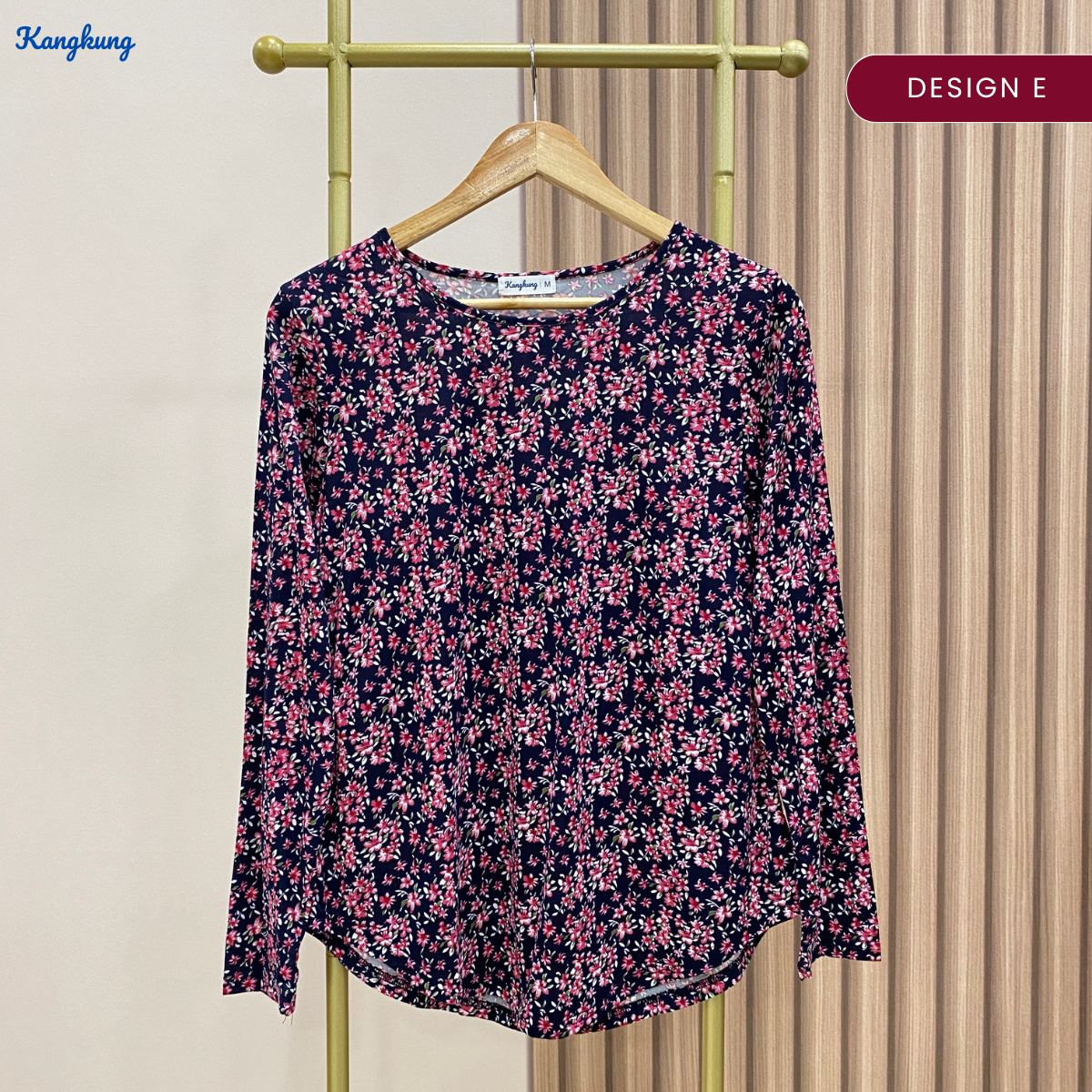 KANGKUNG MAZNA BLOUSE KASUAL WANITA CORAK GRAFIK – KK100