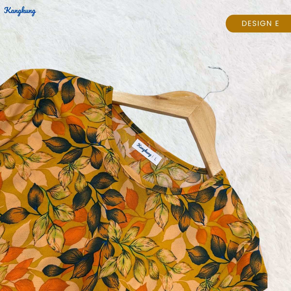 KANGKUNG MELATI BLOUSE WANITA CORAK CAMPUR - KK101