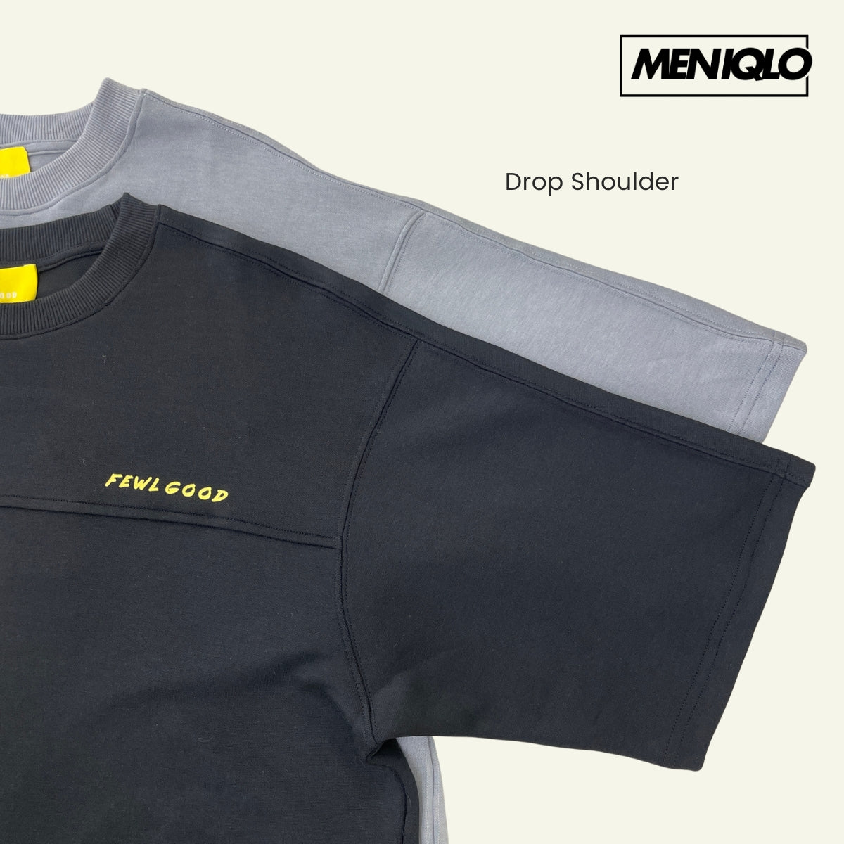 MENIQLO LUCAS GOOD OVERSIZED TEE SHORT SIZE - FGD0124