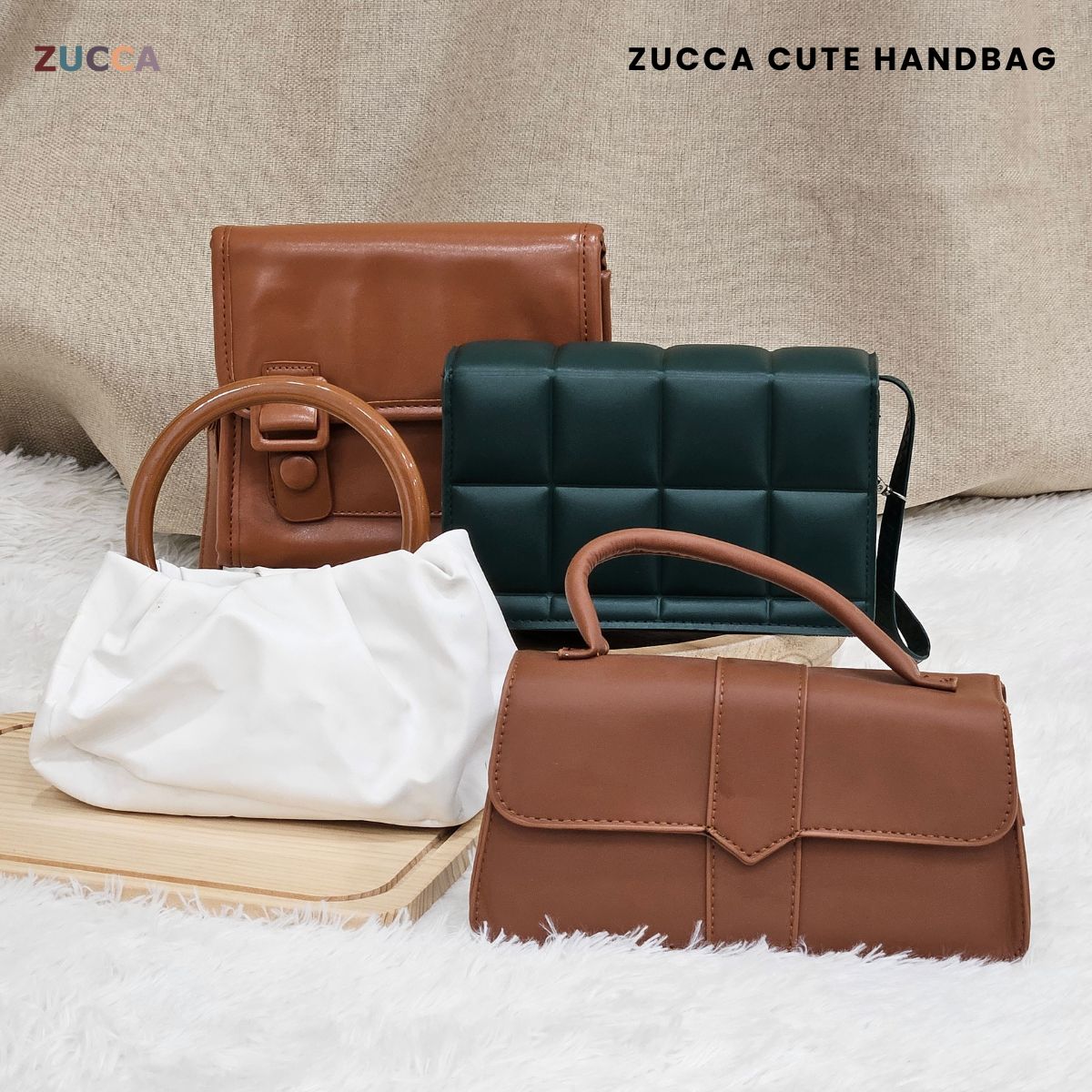ZUCCA CUTE HANDBAG - 18 - 23 Woman Wanita