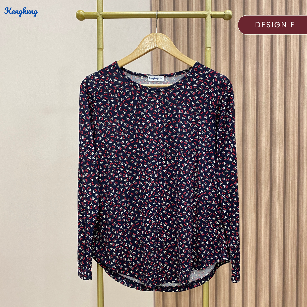 KANGKUNG MAZNA BLOUSE KASUAL WANITA CORAK GRAFIK – KK100