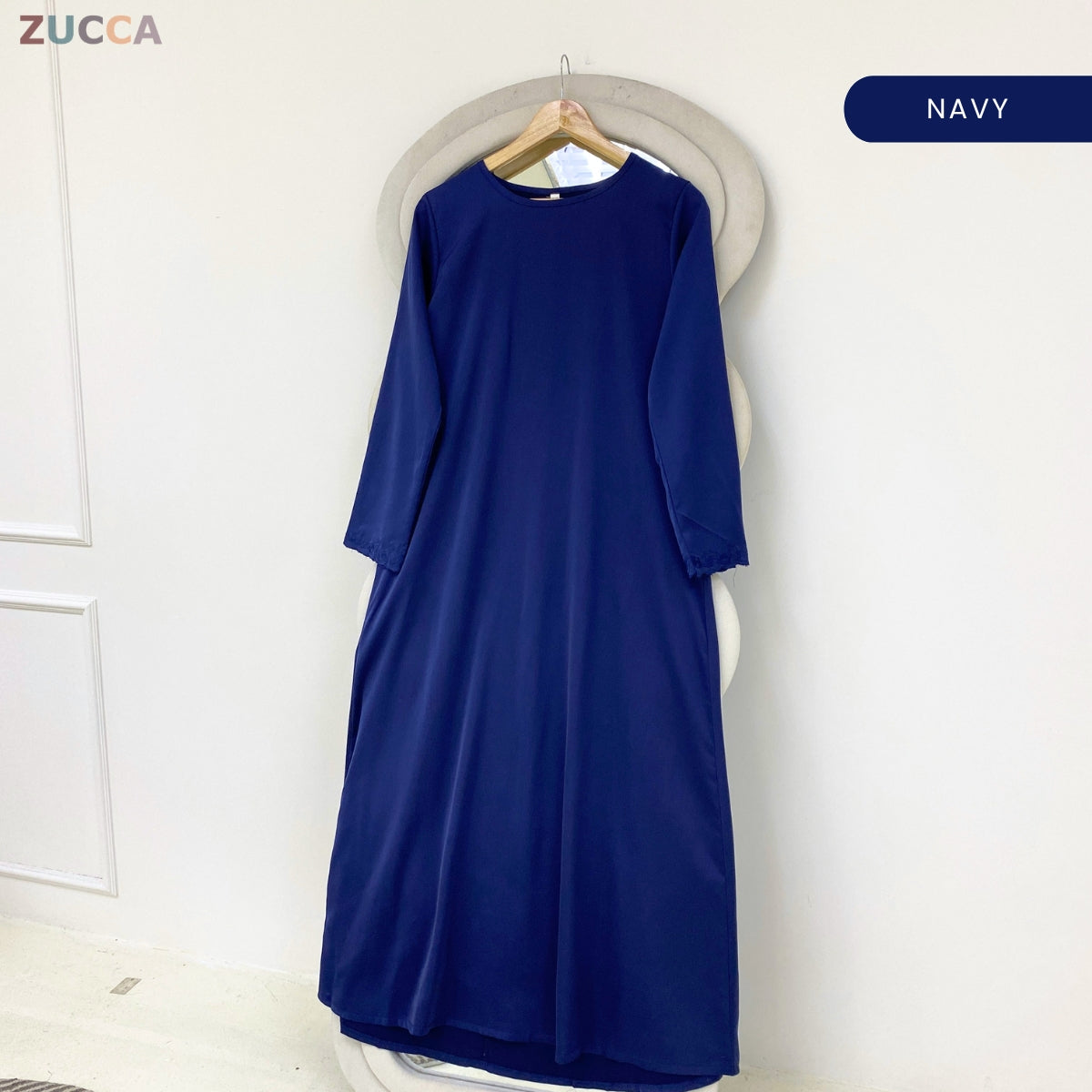 ZUCCA FAIRA ELEGANT KASUAL WOMEN A-LINE MODEST DRESS - GC004 (KT1047)