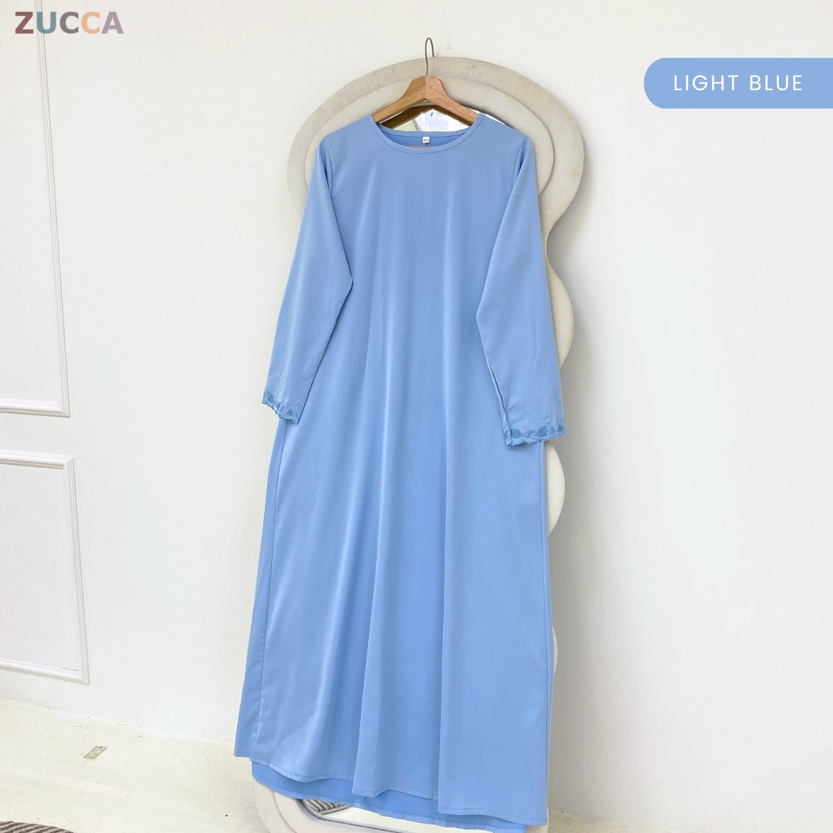 ZUCCA FAIRA ELEGANT KASUAL WOMEN A-LINE MODEST DRESS - GC004 (KT1047)