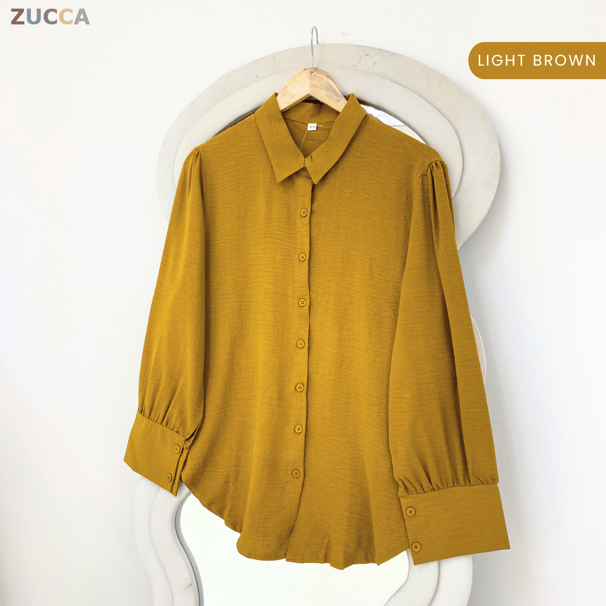 ZUCCA ELYA MODEST CASUAL BUTTON WOMAN BLOUSE - GC006 (41663)