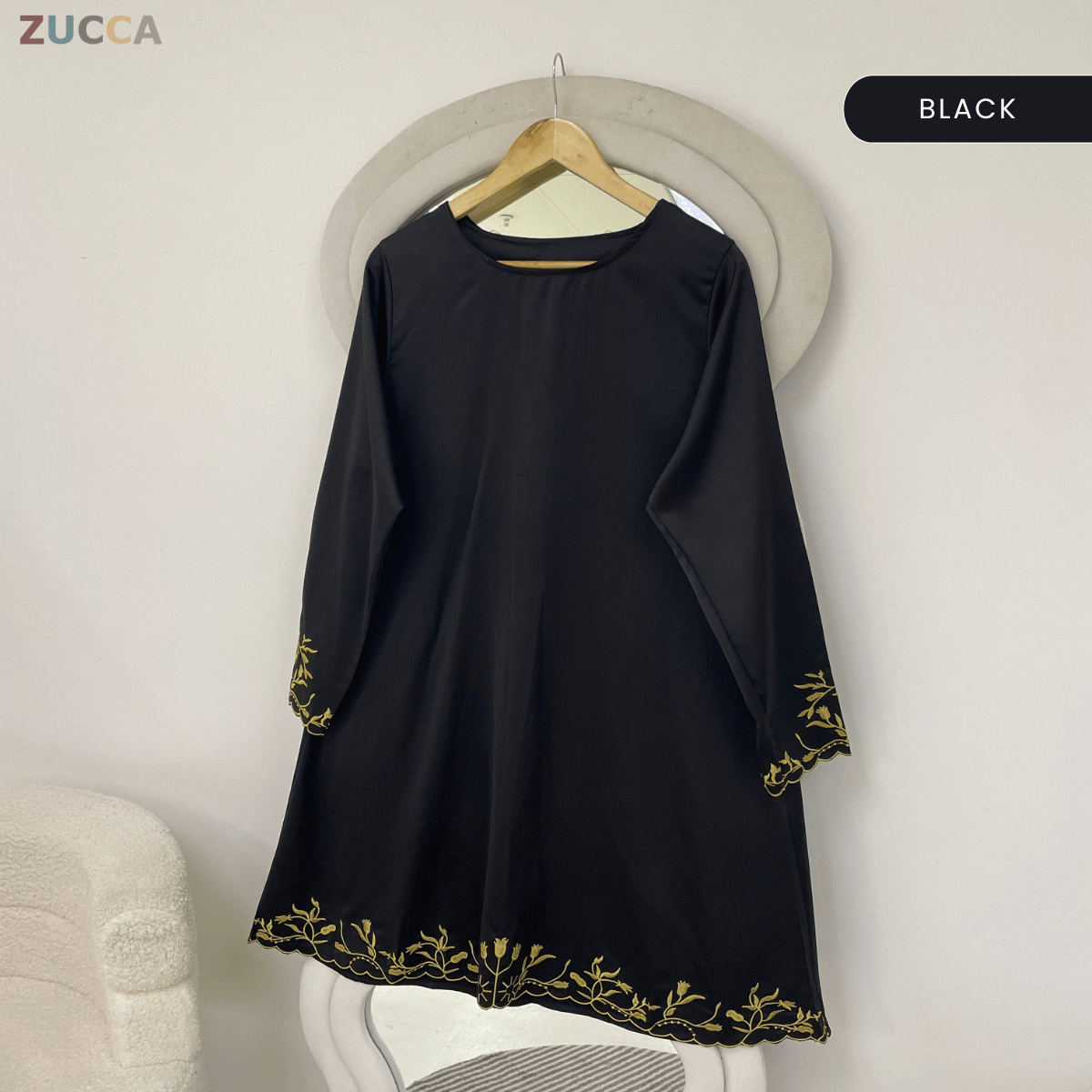 ZUCCA ZURIDA EMBRODERED FLORAL BLOUSE - GC015 (1048-3840)