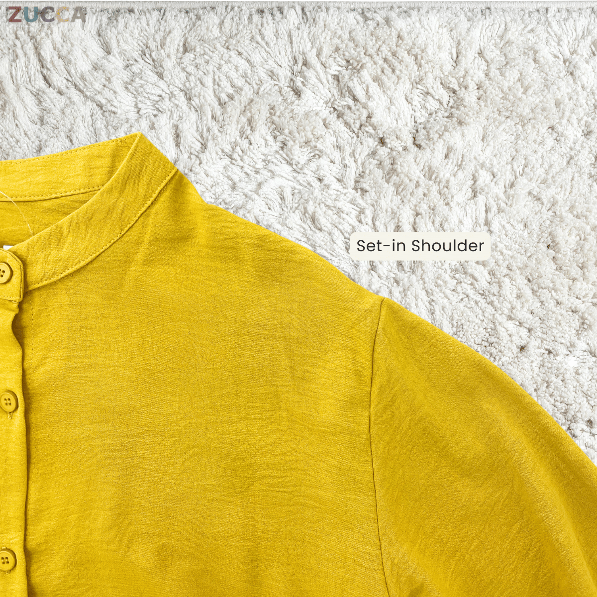 ZUCCA JALYN LOOSE PEPLUM BLOUSE -GC022 (KS8818-3840)