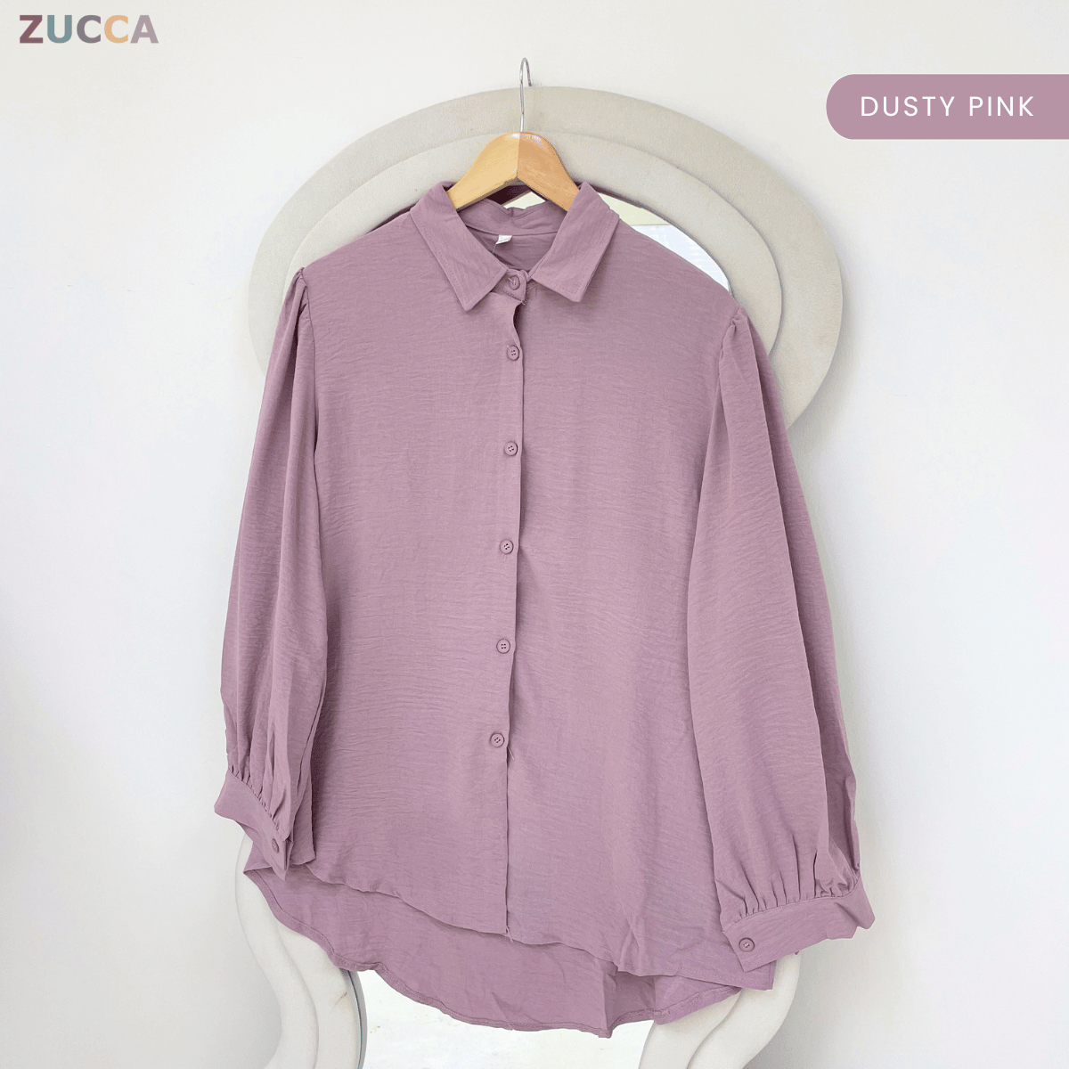 ZUCCA ARALYN TEXTURED CASUAL SHIRT -GC029(KS408-22B)