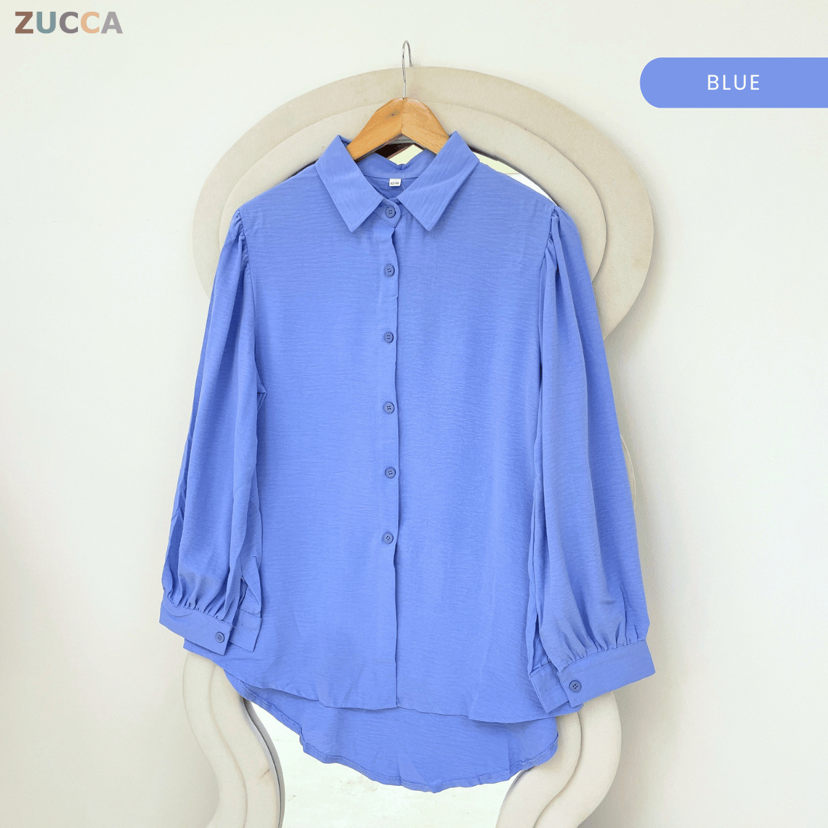 ZUCCA ARALYN TEXTURED CASUAL SHIRT -GC029(KS408-22B)