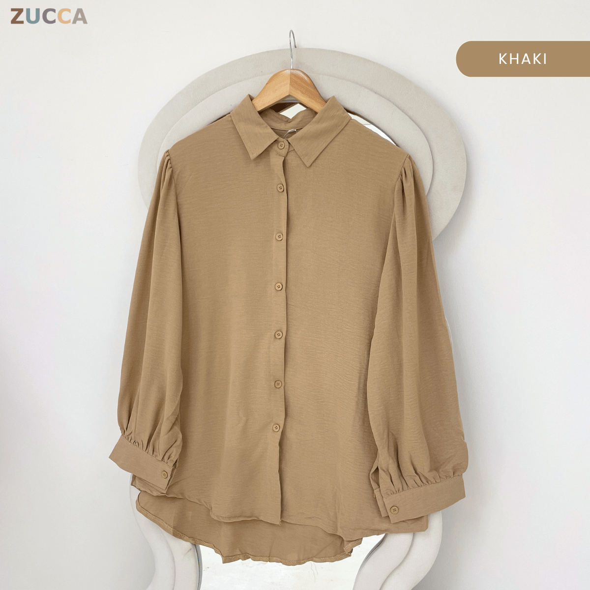 ZUCCA ARALYN TEXTURED CASUAL SHIRT -GC029(KS408-22B)