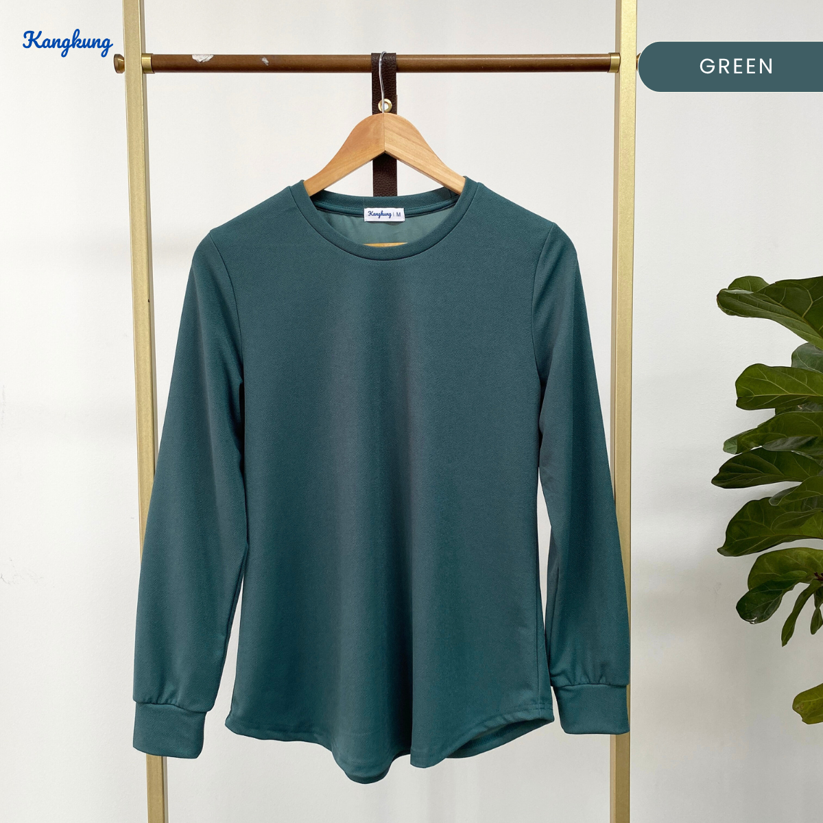 KANGKUNG MILAH CASUAL PLAIN SHIRT - KK119