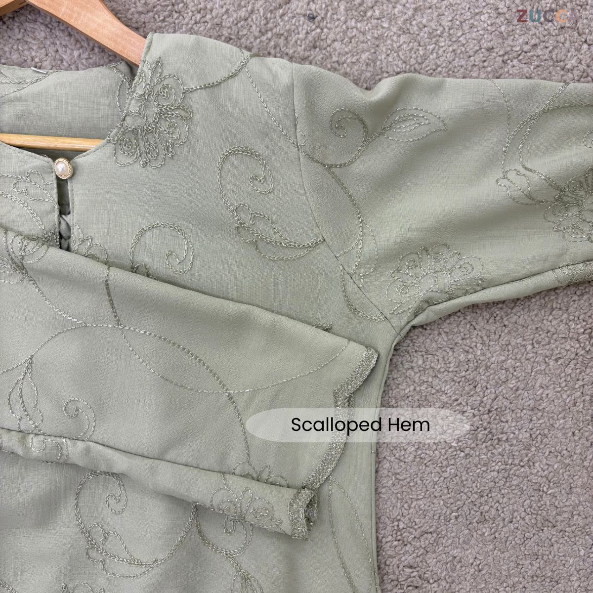 ZUCCA FELISHA KURUNG ORGANZA WITH SEQUIN - H034