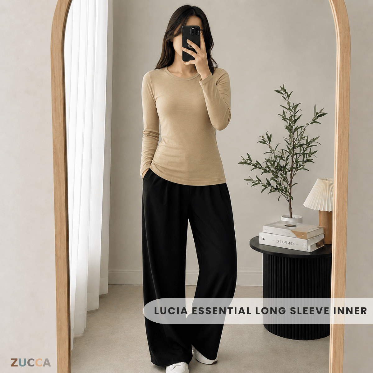 ZUCCA LUCIA ESSENTISAL LONG SLEEVE INNER - IN001