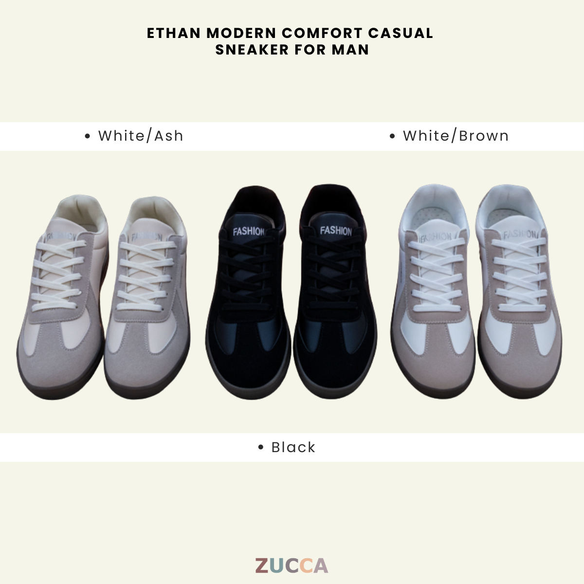 WAKA BANANA ETHAN MODERN COMFORT CASUAL SNEAKER FOR MAN - JQM001