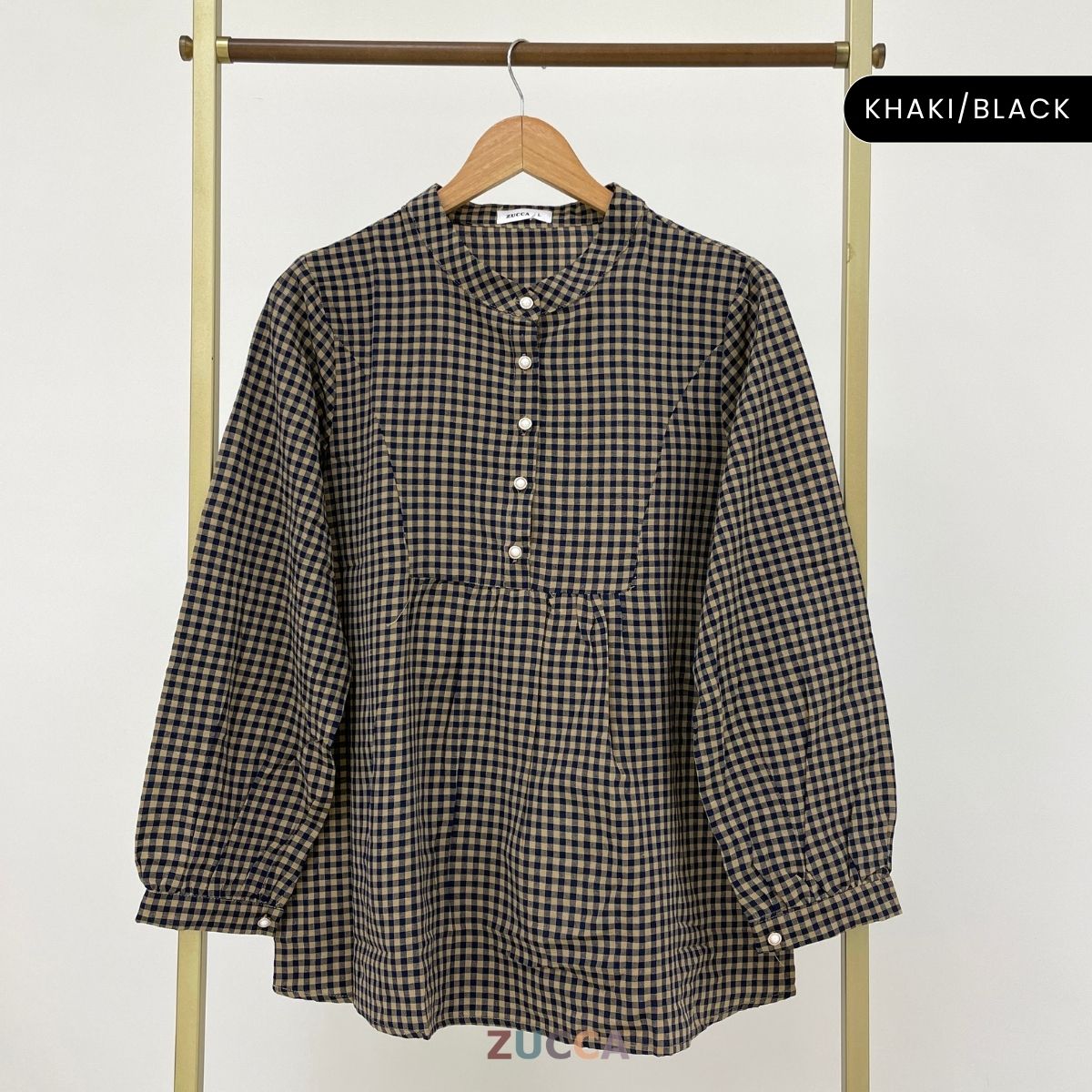 ZUCCA SUZANA HALF BUTTON WOMEN BLOUSE - DM185