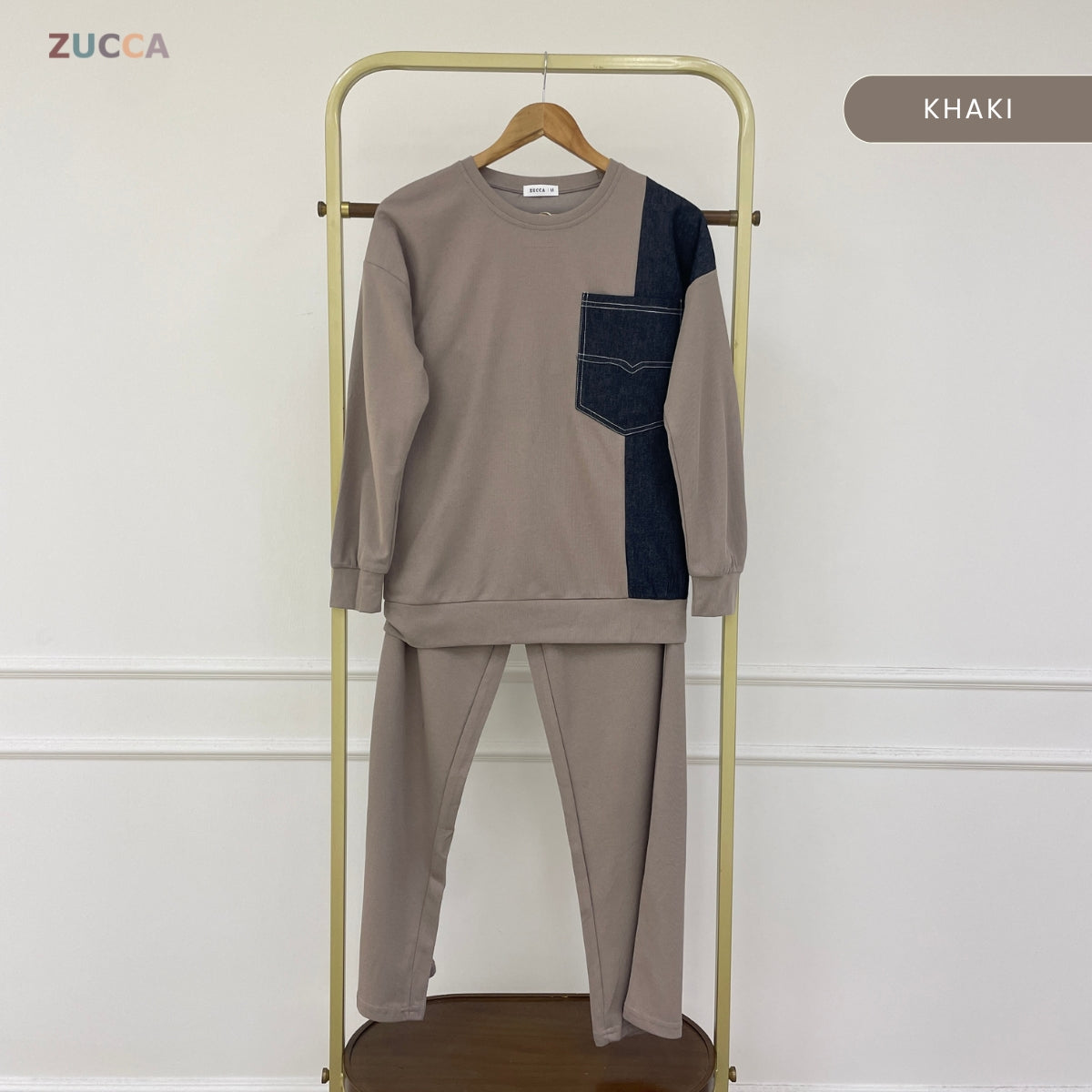 ZUCCA NARISSA TRENDY DAILY COLOURBLOCK MODEST SET - MA165