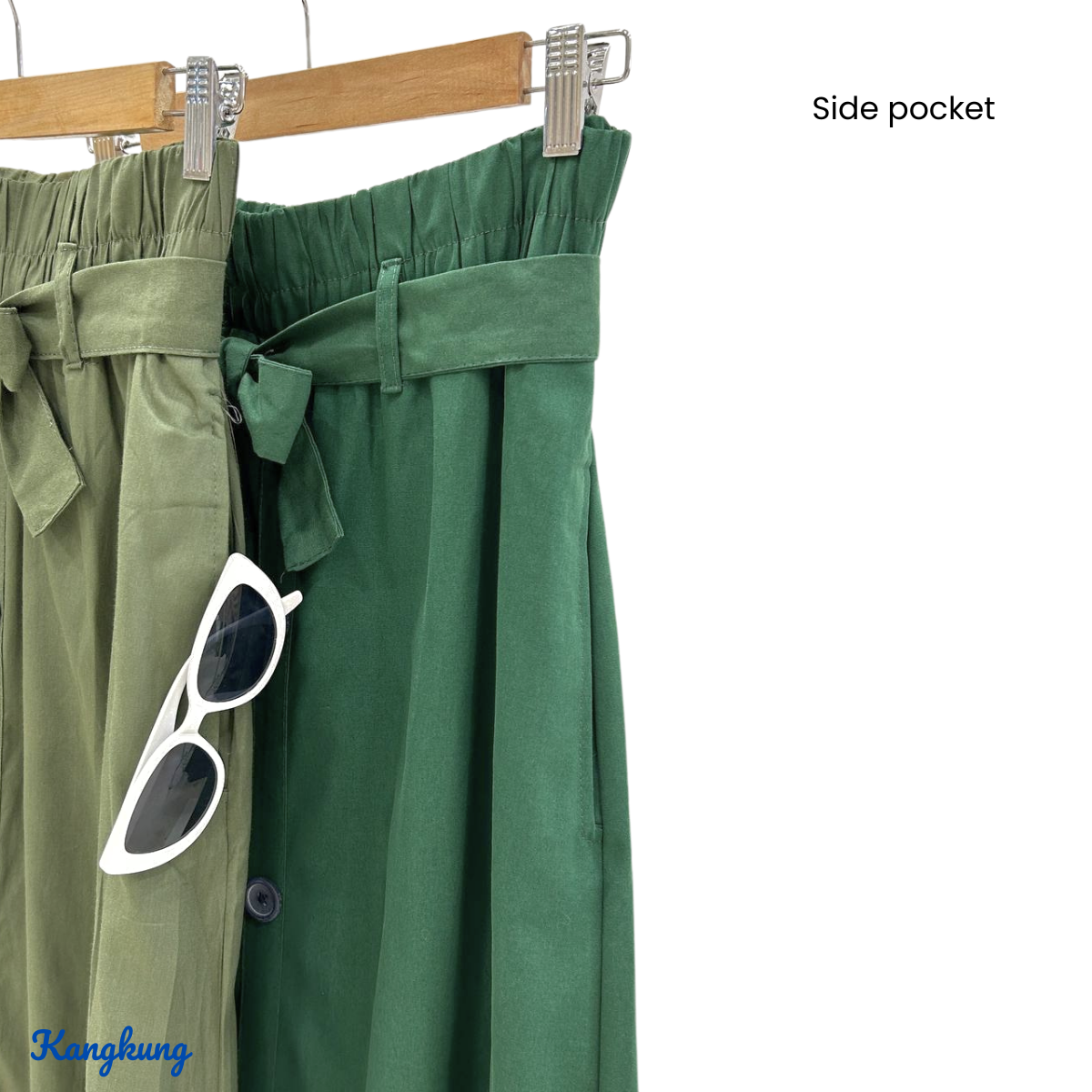KANGKUNG SKIRT KAPAS BERBUTANG UNTUK WANITA - KK006