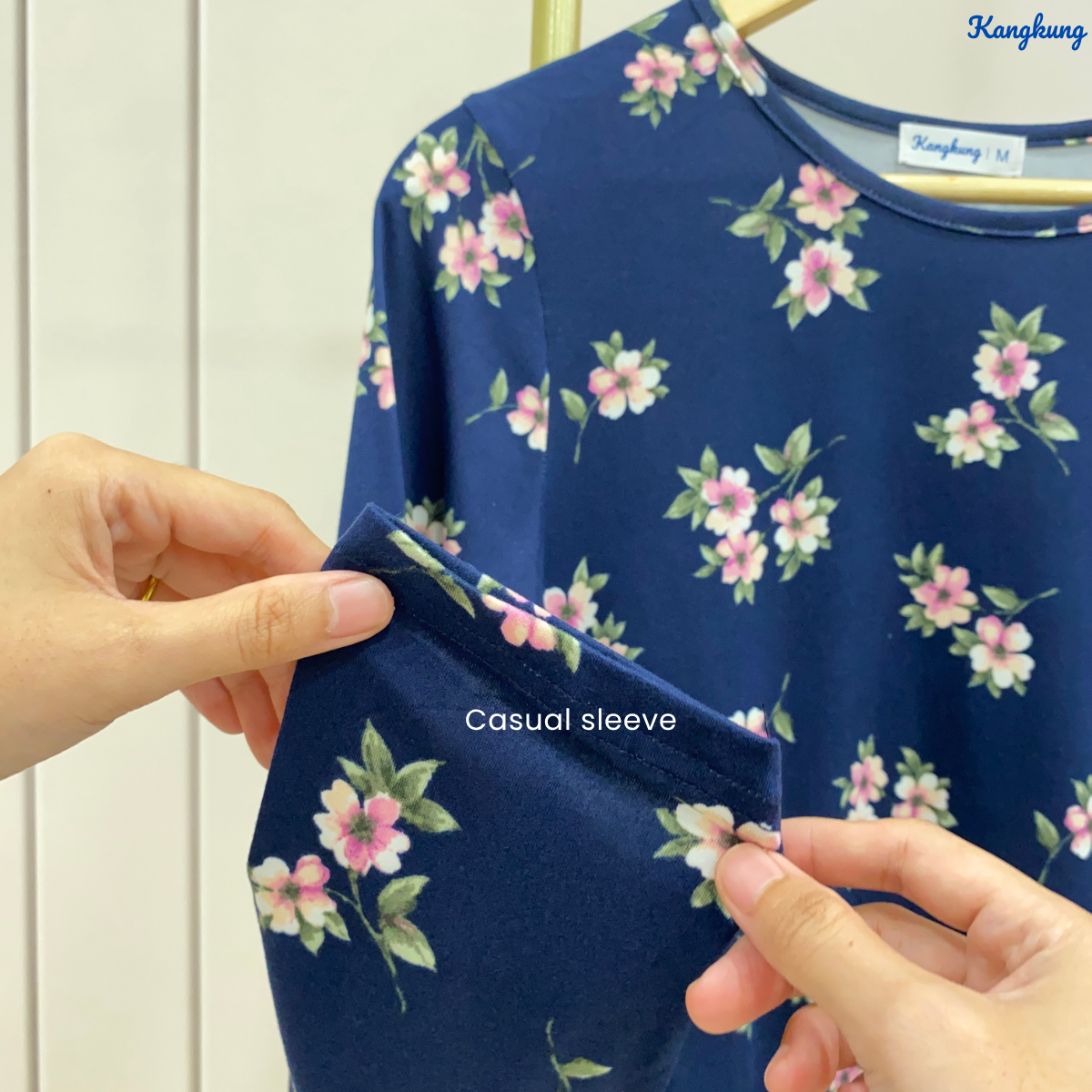 KANGKUNG MAZNA BLOUSE KASUAL WANITA CORAK GRAFIK – KK100