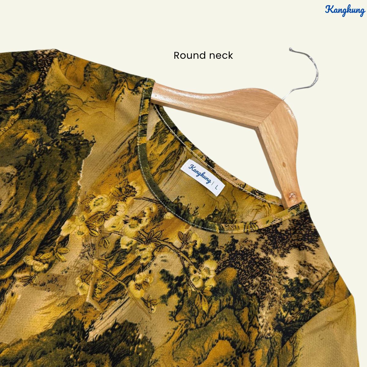 KANGKUNG MELATI BLOUSE WANITA CORAK CAMPUR - KK101