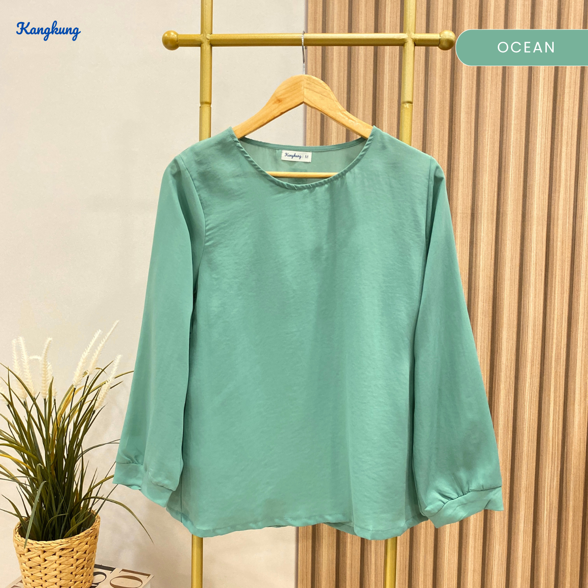 KANGKUNG FIRZA BLOUSE WANITA CORAK BUNGA – KK105