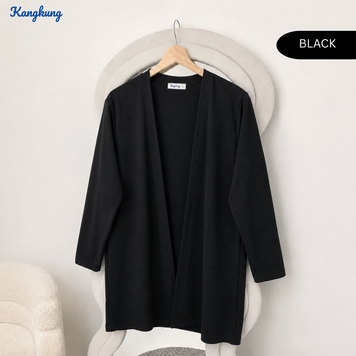 KANGKUNG EVITA CARDIGAN BUKA RIB KNIT – KK114
