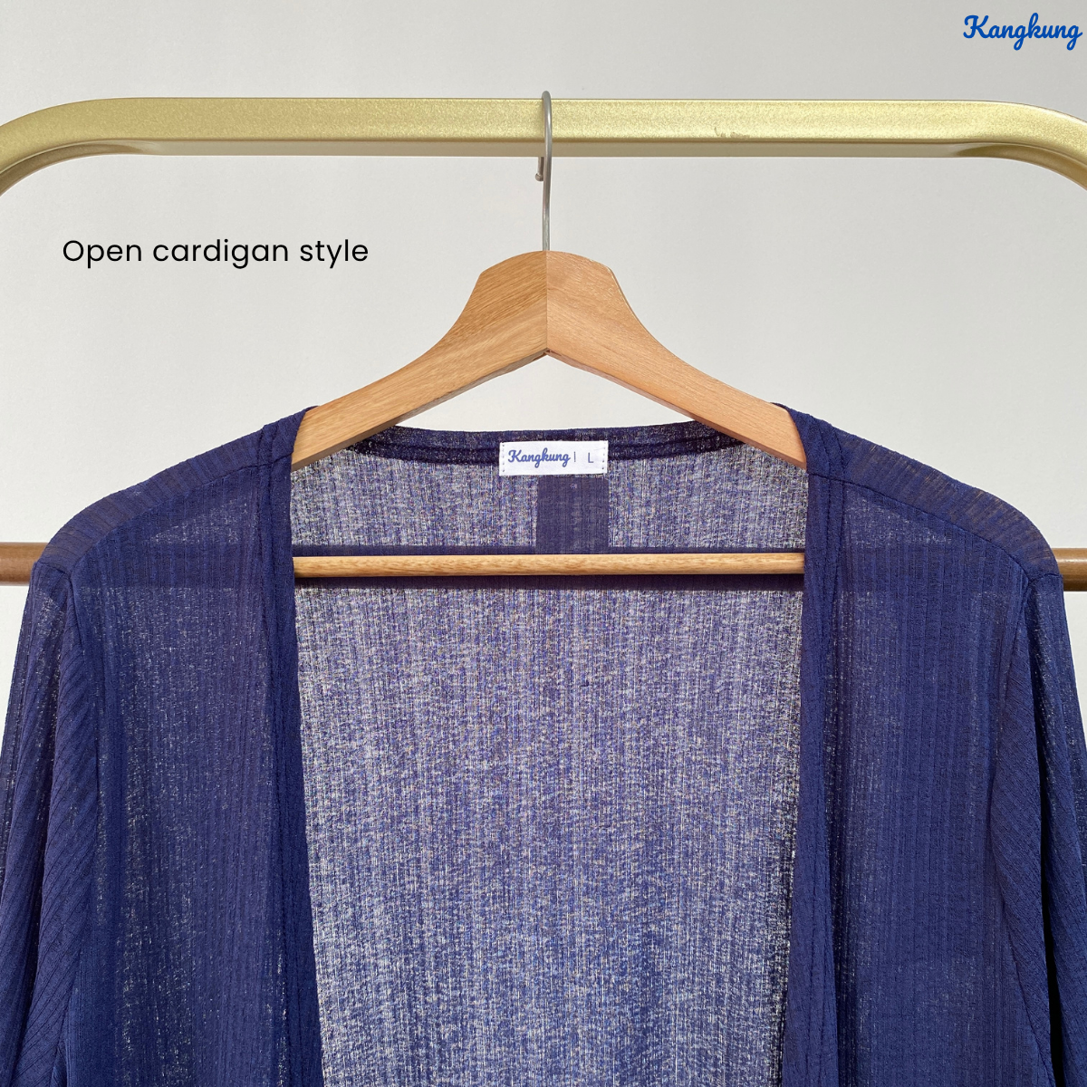 KANGKUNG EVITA CARDIGAN BUKA RIB KNIT – KK114